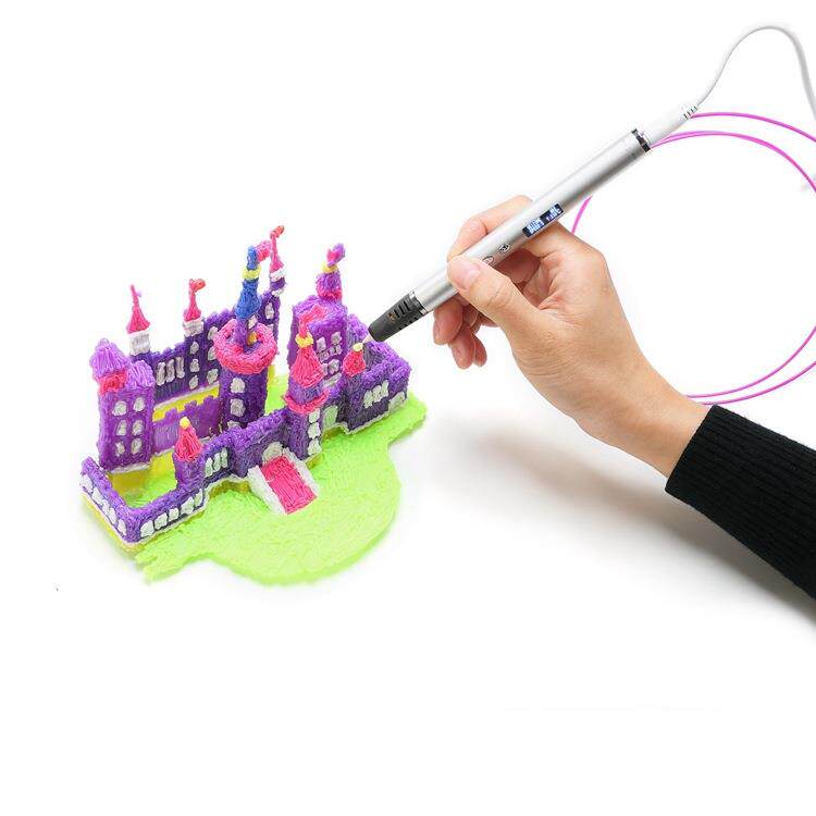 3d打印笔带显示屏外形圆珠笔打印笔RP900A3dpen适配pla耗材画笔