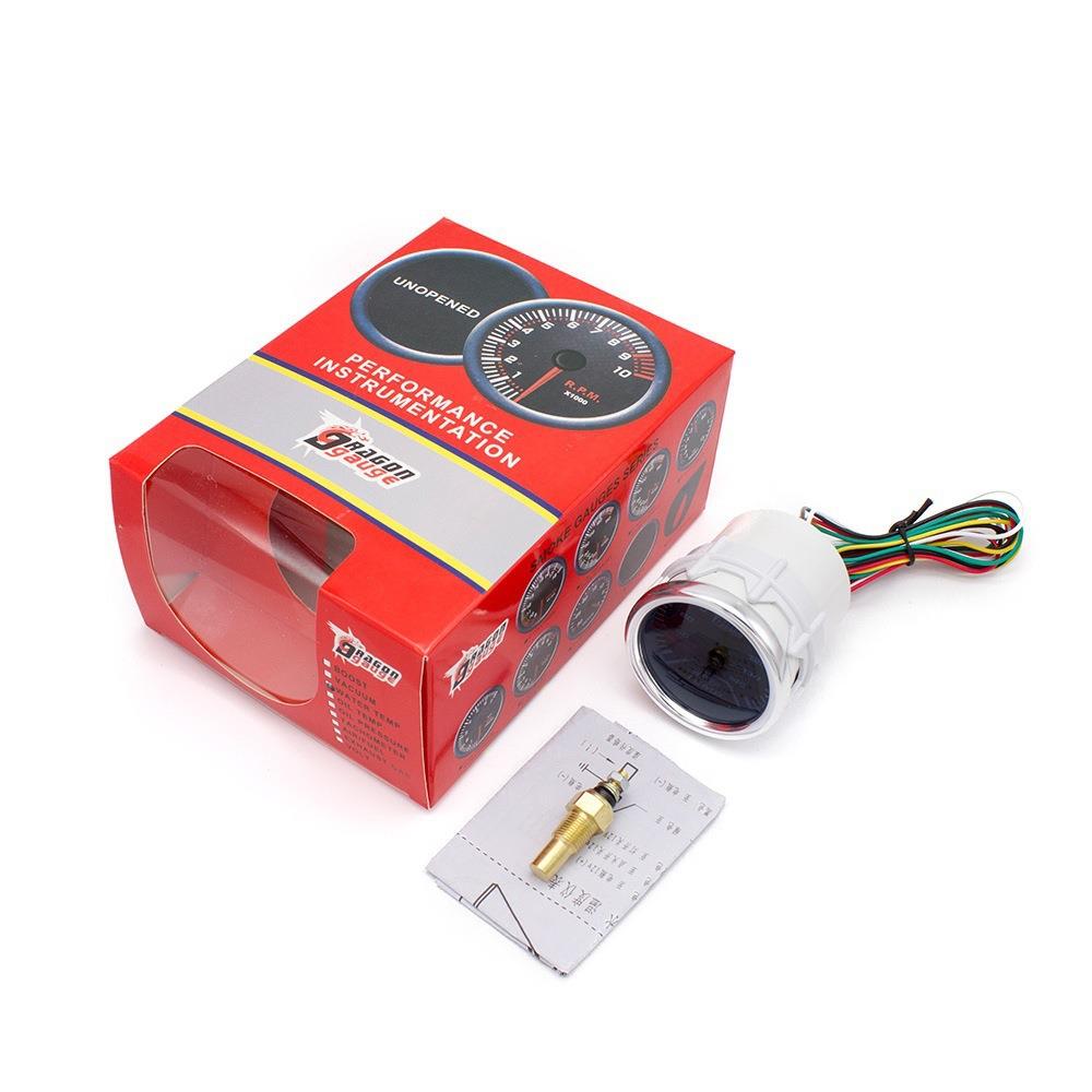 淏汇2寸52mm汽车通用改装仪表水温表油温表指针机械白光汽车仪表