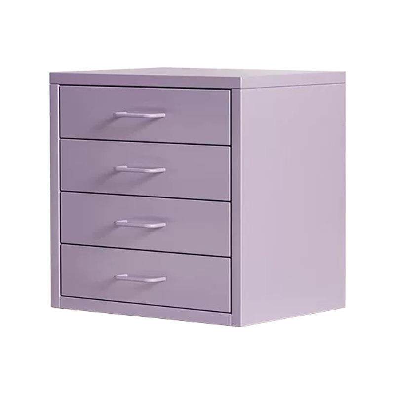 多层桌面抽屉柜小铁柜收纳盒钢制桌上文件柜绘本图纸收纳柜抽屉式