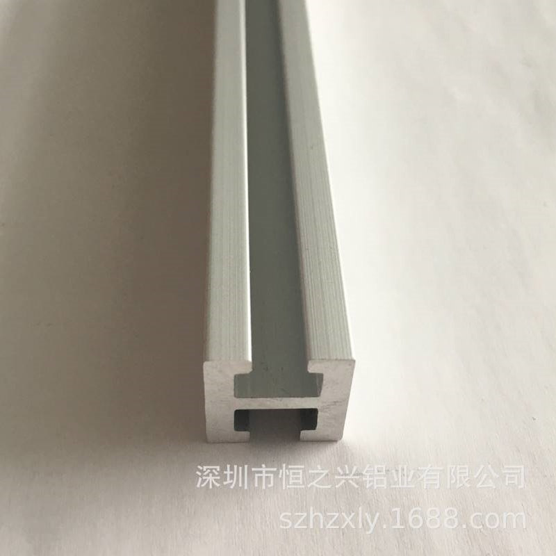 多种工艺卡H形铝型材1010工字型工业移动门门框导轨铝材阳极氧化
