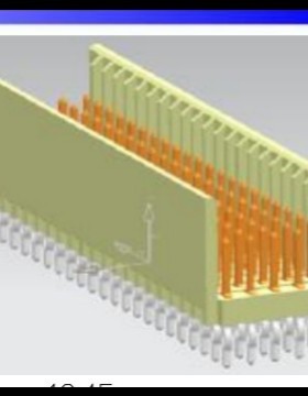 背板连接器 料号：HMMB154P01012B 规格：110芯 直公连接器
