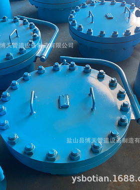 博天生产垂直吊盖人孔不锈钢人孔DN500PN16抗压