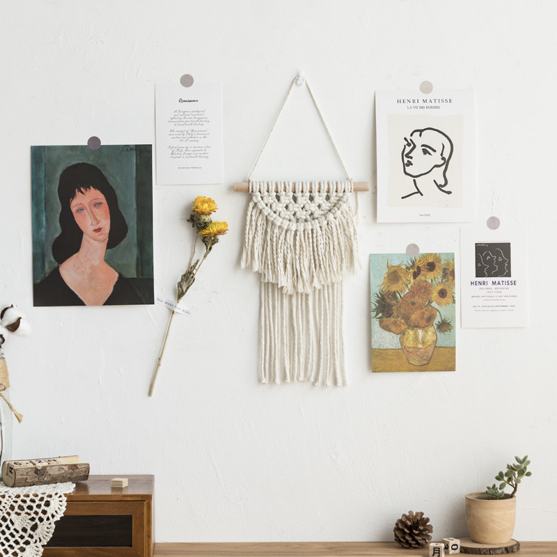 优选ins风墙面装饰画墙贴宿舍卧室床头房间布置干花卡片墙壁贴纸,家居饰品,软装墙贴,淘宝优惠券,粉丝福利购,淘宝优惠卷