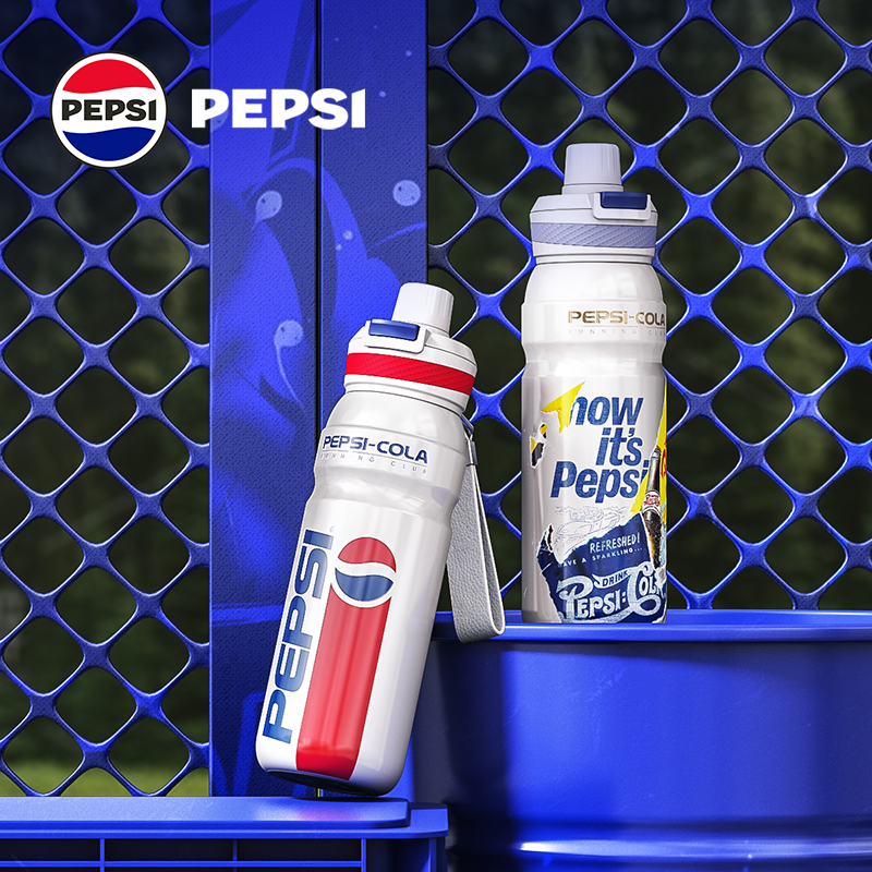 pepsi百事可乐保温杯男士学生2025年新款潮酷随行水杯户外运动杯