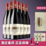 珠淳骑士干红葡萄酒14度红酒整箱6支送礼袋送礼佳品节日送礼