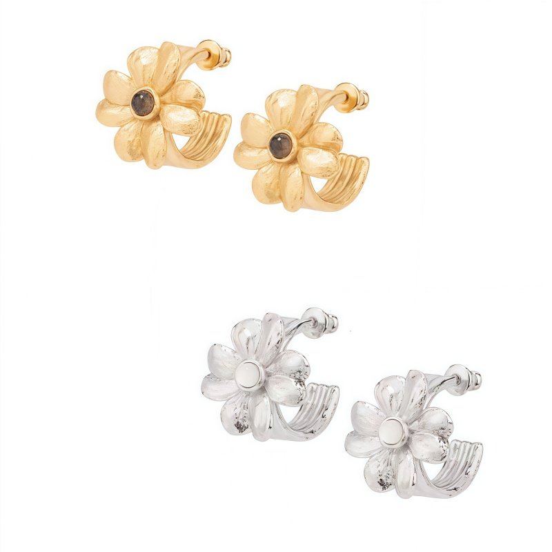 护身符系列幸运四叶草茶晶小耳圈耳环耳饰女,饰品/流行首饰/时尚饰品新,耳环,淘宝优惠券,粉丝福利购,淘宝优惠卷