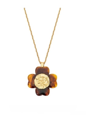 新款四叶草复古项链气质高级感