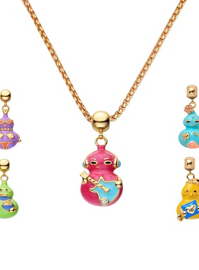 葫芦福禄吊坠项饰项链