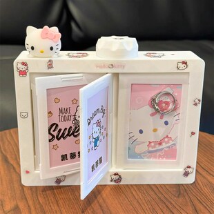 拍立得旋转相册摆台可爱简约翻页相框爱豆小卡收纳展示送闺蜜礼物