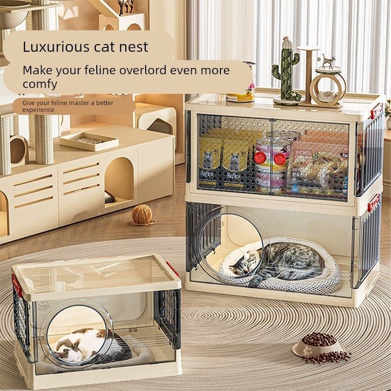 猫窝四季通用半封闭式安全感猫咪钻洞躲避屋收纳箱睡窝宠物双层床,宠物/宠物食品及用品,猫窝/屋/帐篷/沙发,淘宝优惠券,粉丝福利购,淘宝优惠卷