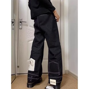 ME倒装 长裤 马毛 冈山原牛盎司原色洗水做旧牛仔裤 马到成功 MAX