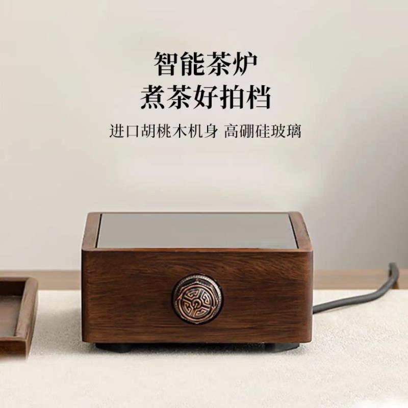 玻璃煮茶壶家用室内泡茶煮茶器2025新款电陶炉烧水壶功夫茶具套装