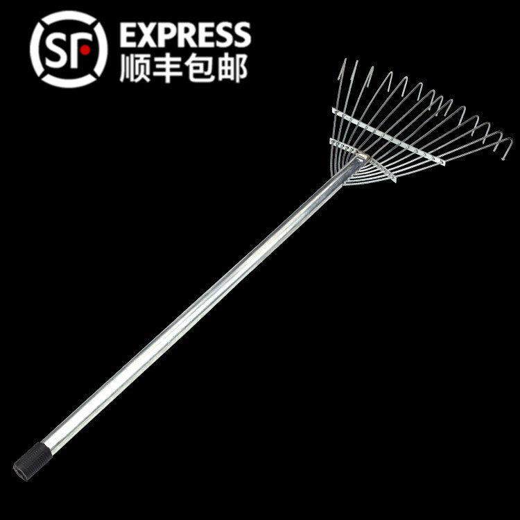 钢丝耙14齿园艺园林工具农具草种播种专用耙子搂草筢子水草铁杷,农机/农具/农膜,耙子,淘宝优惠券,粉丝福利购,淘宝优惠卷