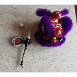 舞狮点睛 舞龙点睛 北狮点睛 青城飞鸿点睛道具 朱砂毛笔墨碟