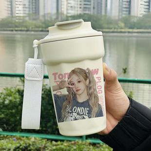 gidle应援雨琦同款 CARD女团专辑 不锈钢保温杯 DLE周边QUEEN