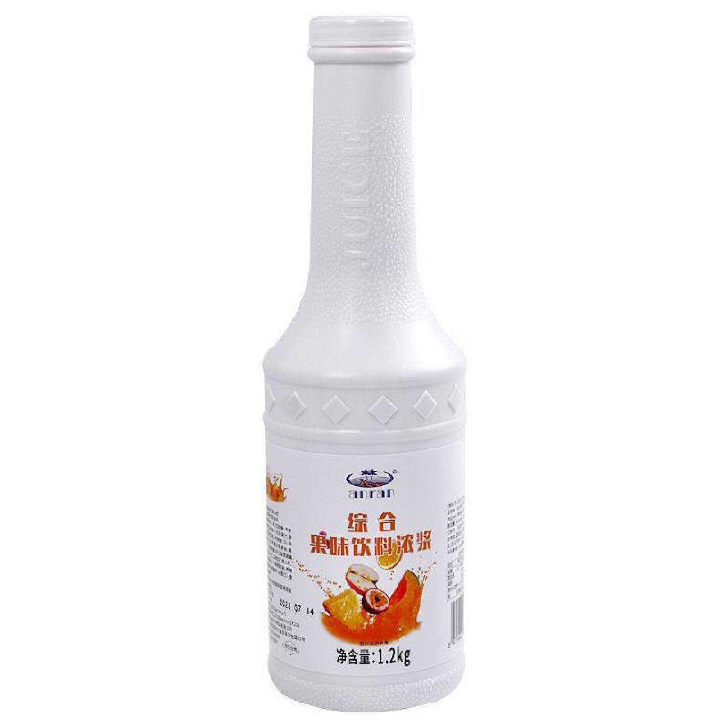 安然果酱综合浓缩果乐多1.2kg瓶装奶茶店烘焙水果茶12瓶更优惠