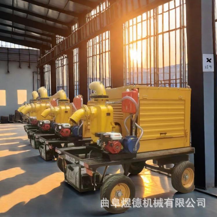 柴油机水泵机组1000立方移动泵车自吸泵排涝防汛抽水泵车