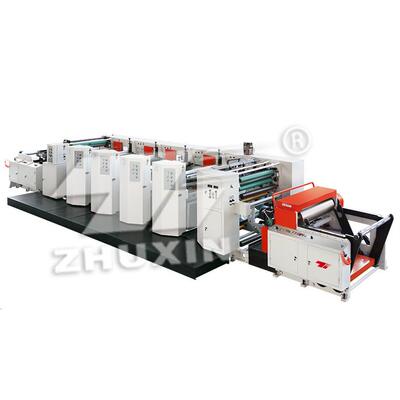 厂家直销新款ZHYT-41000四色高速柔板印刷机纸箱薄膜印刷机