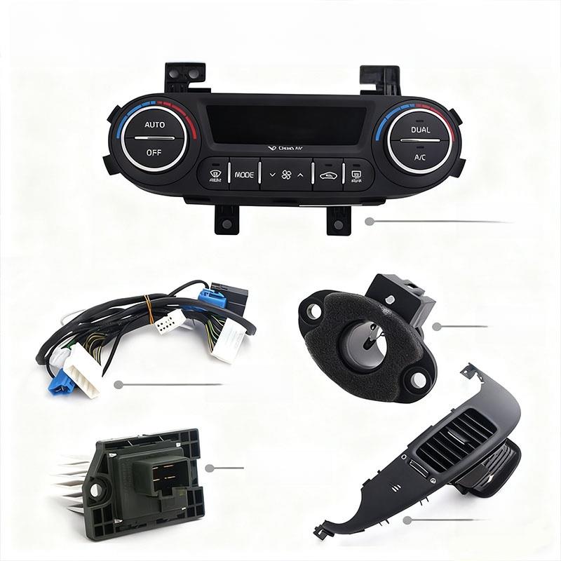 适用12-17款起亚K3改装自动空调面板恒温控制旋钮升级内饰配件