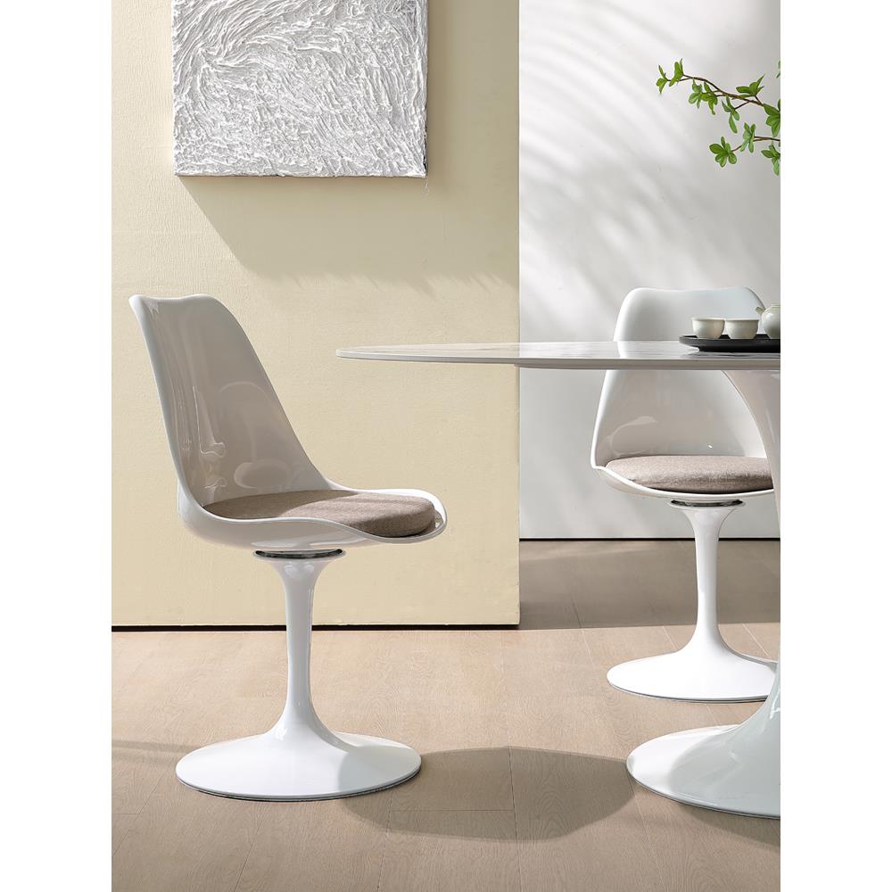 高端设计师椅子意式极简餐厅旋转椅子网红售楼处洽谈书桌椅休闲椅