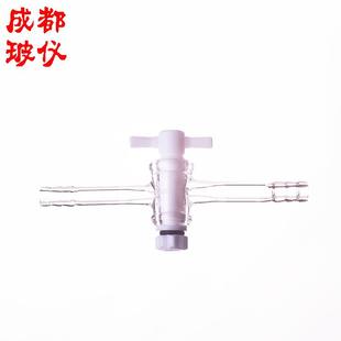 12mm四氟二通 直通接管具F4活塞阀 直型二通连接管 外径8mm 10mm