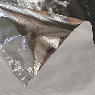 编织布铝箔铝膜设备包装真空防潮海运防穿刺耐磨编织布铝塑真空膜