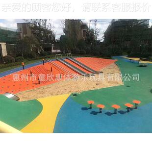 大型户外备锈钢10519滑梯非无动力标儿不童游乐设钻洞室外景区创