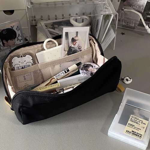 暗黑笔袋新款大容量高颜值文具