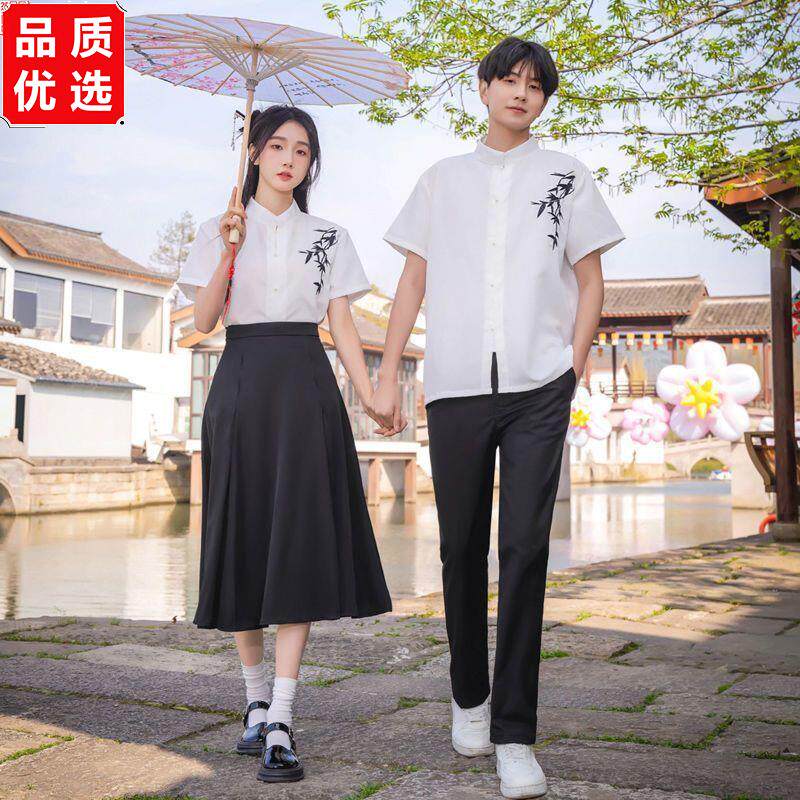 古风汉服高中生学院风长
