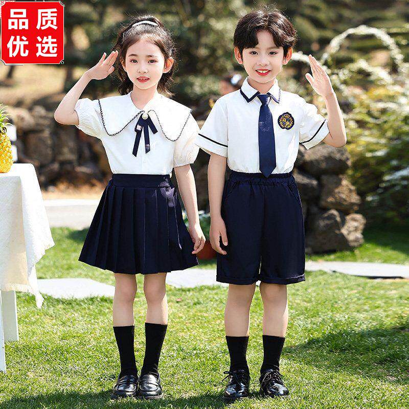 儿童表演服夏季班服学院