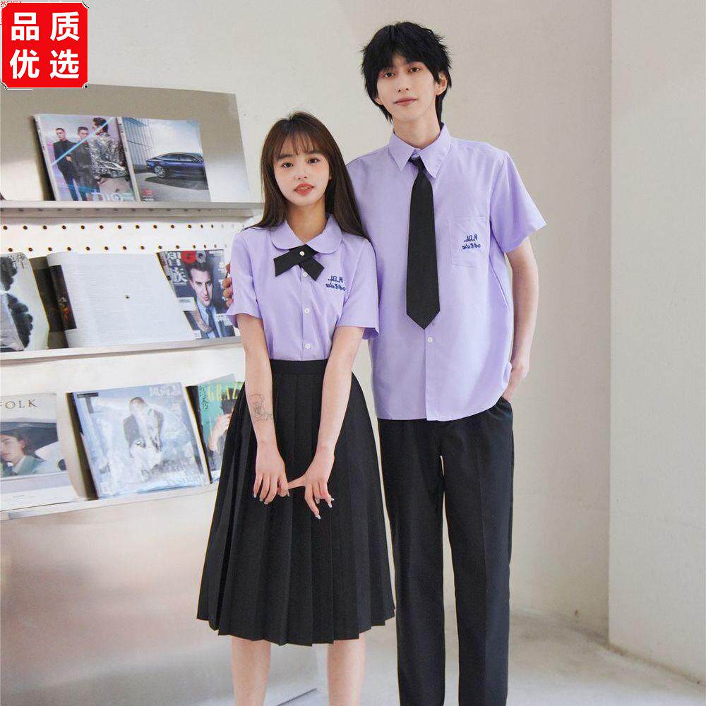 泰式泰国校服衬衫女短袖