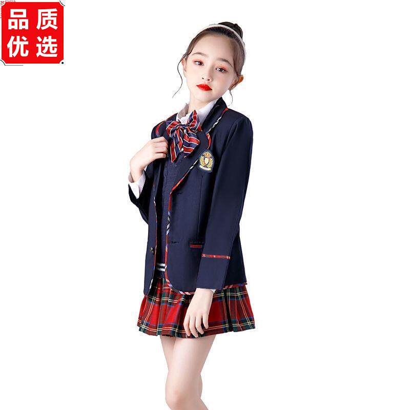 小学生演出春秋装英伦校