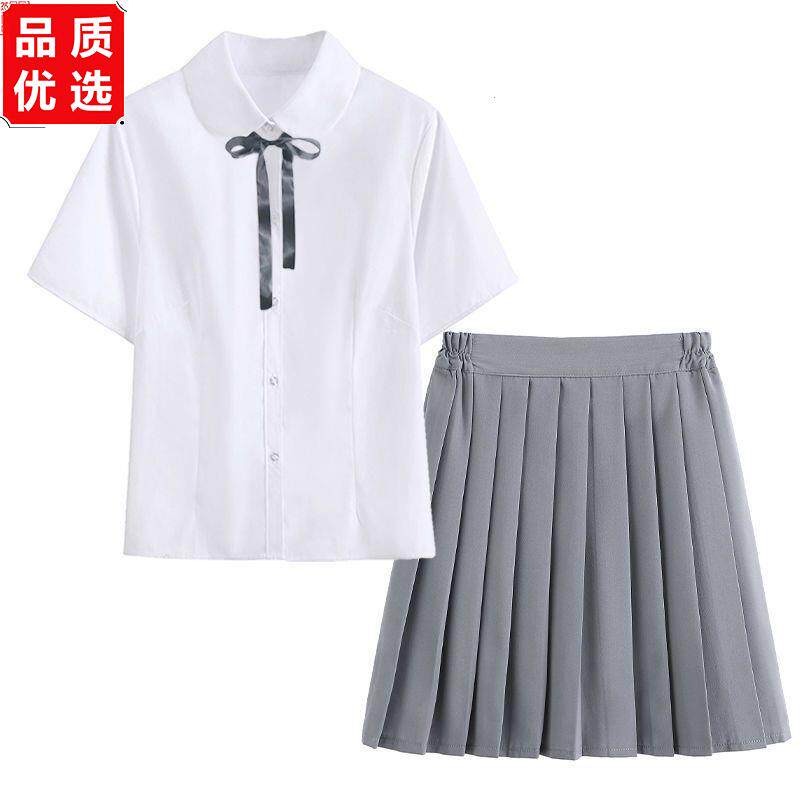校服套装学院风夏季短袖j