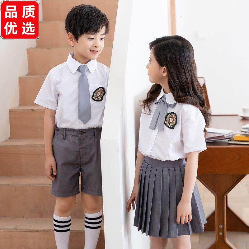 幼儿园园服英伦风儿童夏