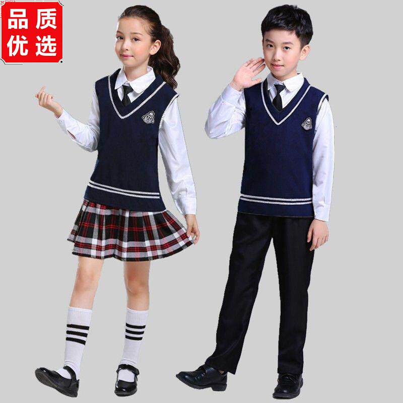 儿童大合唱演出服英伦校
