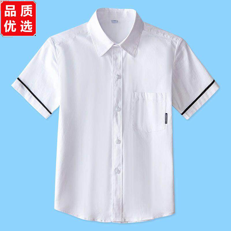 夏季男童薄款短袖衬衫小