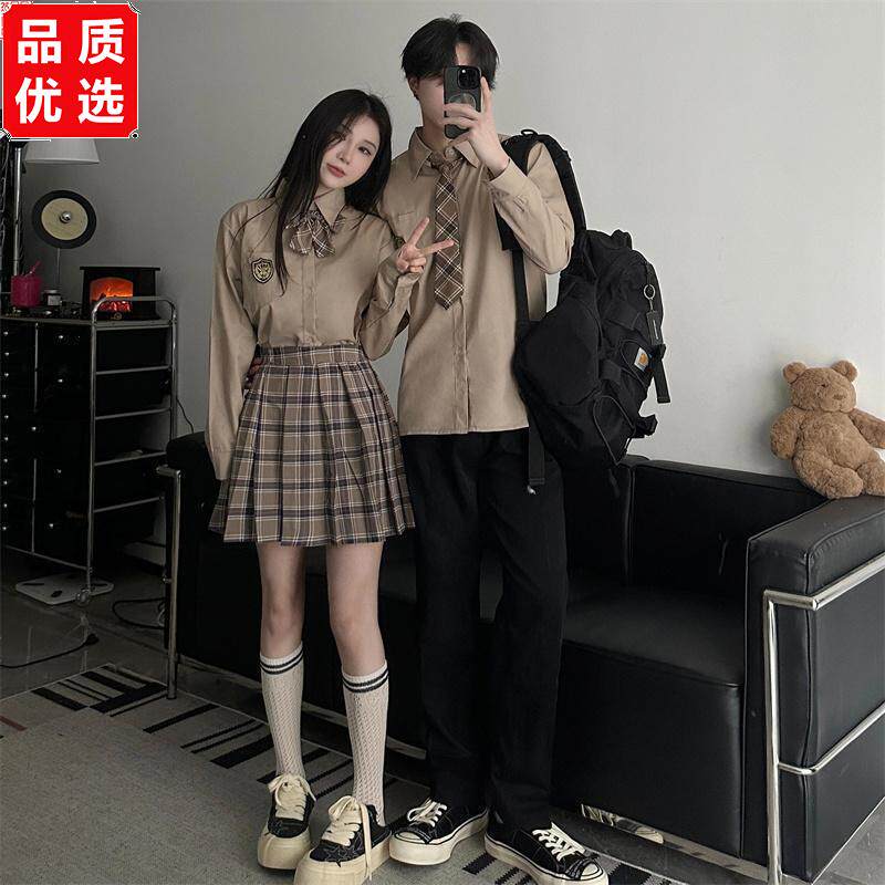 韩版毕业班服长裙套装日