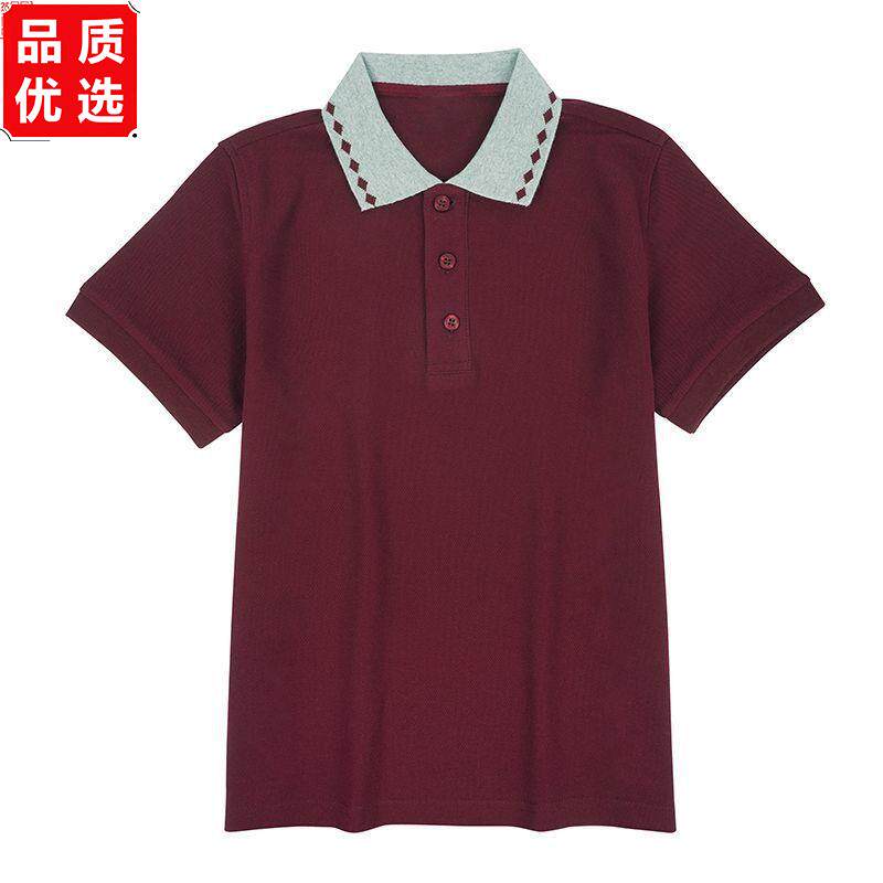 中小学生蓝色校服儿童POL