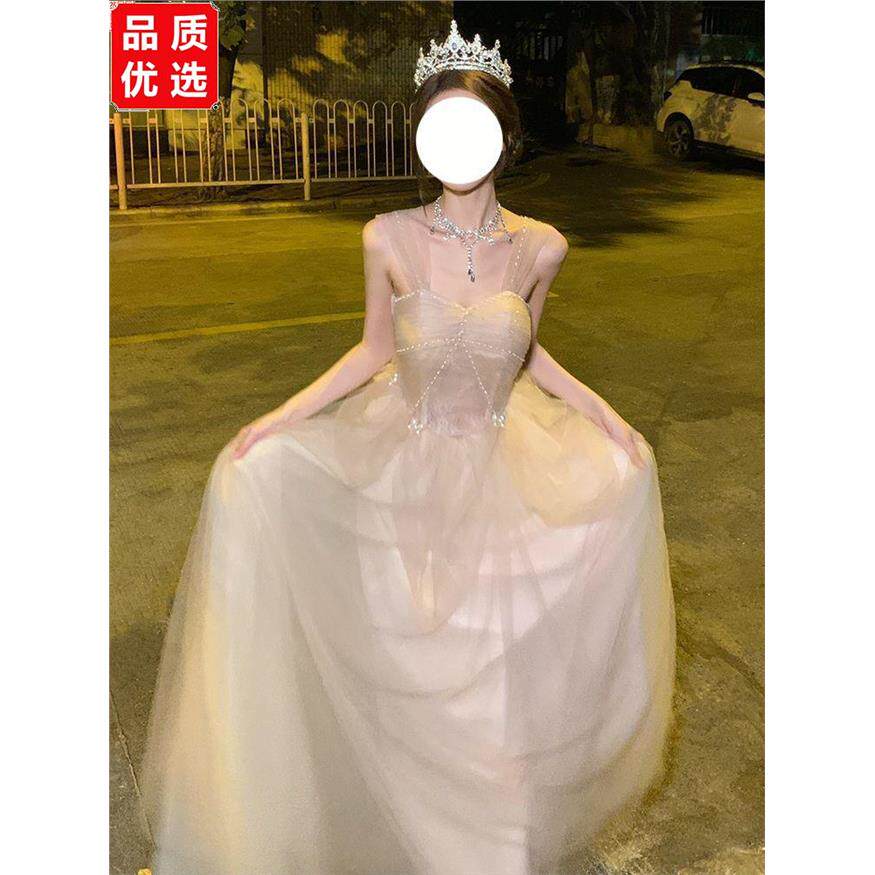 宴会演出晚礼服裙女2026