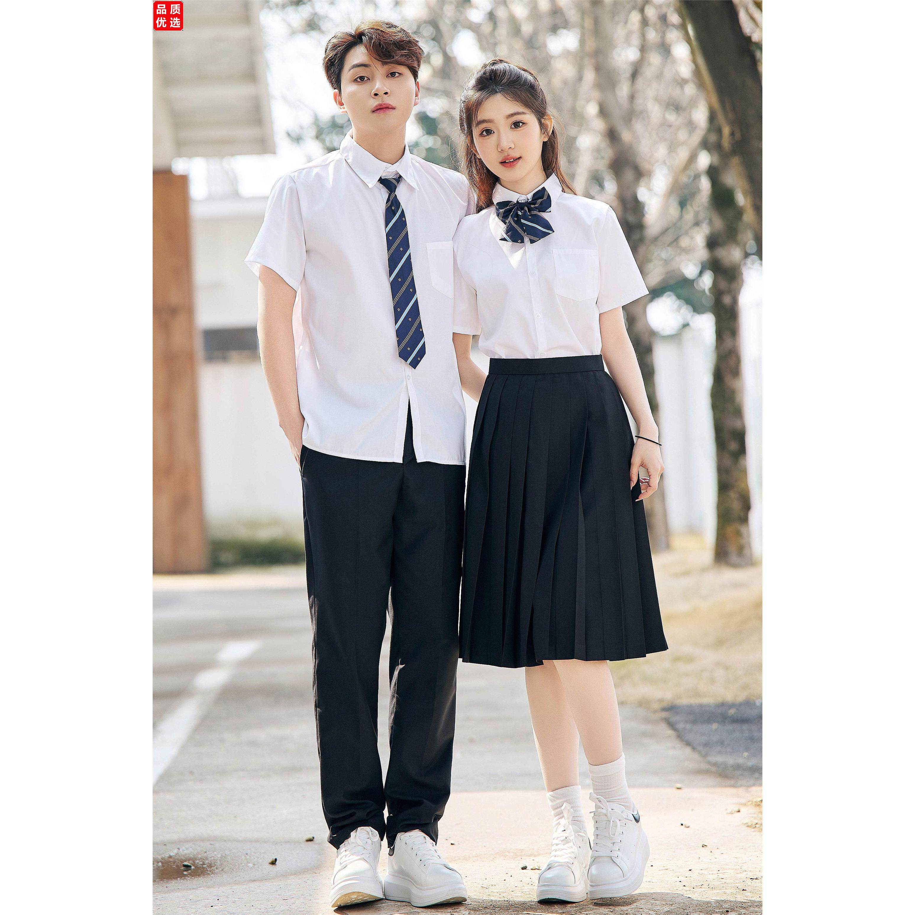 毕业班服长裙套装初中学
