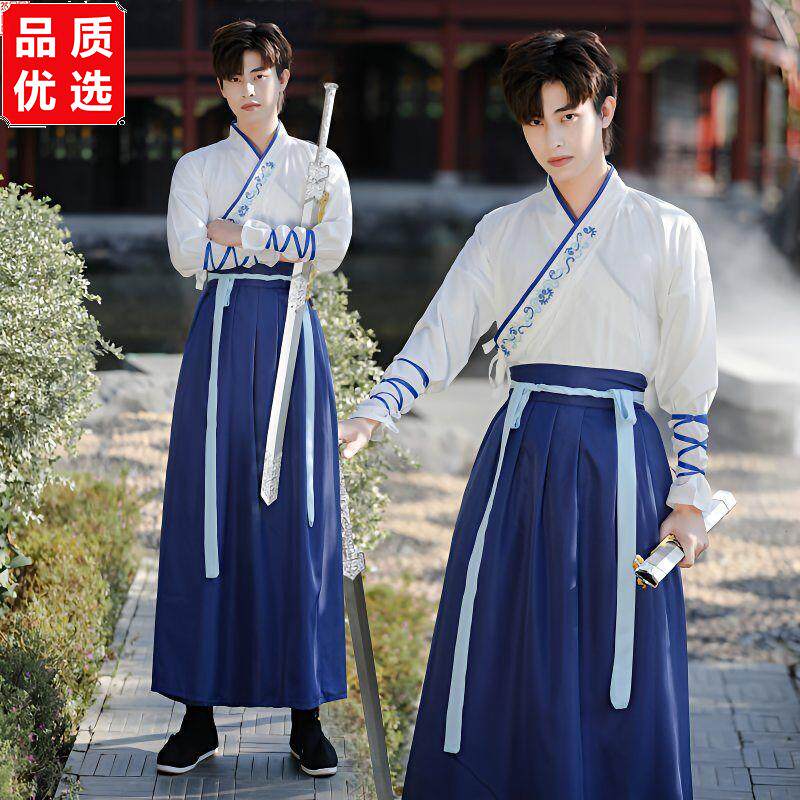 汉服男武侠风学生班客书