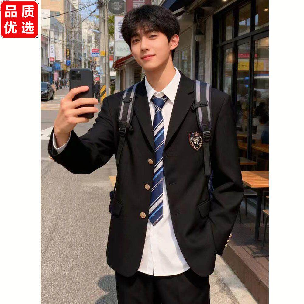 DK制服西服套装男学院风