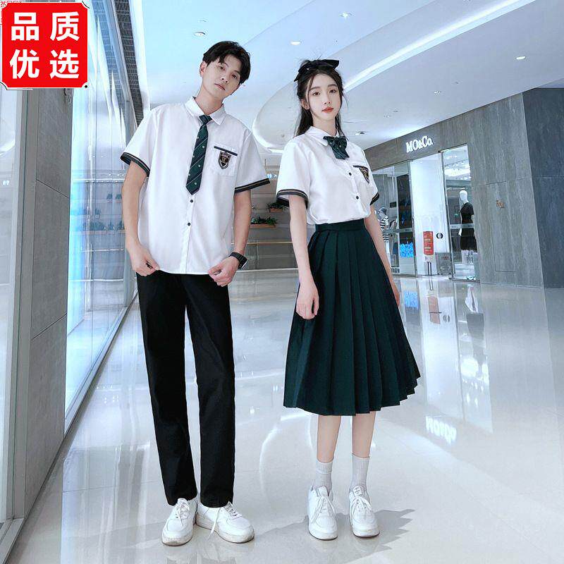 初中班服夏季套装英伦学