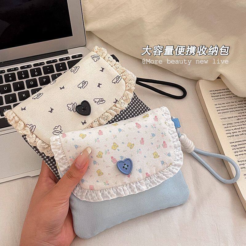 姨妈巾收纳包便携小型学生少女装姨妈巾收纳包可爱大容量卫生棉包