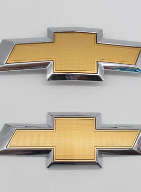 适用雪佛兰科鲁泽中网标17-24款前中网标后备箱标志银黄色标