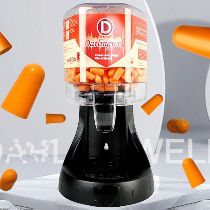 DL-500P耳塞分配器38分呗500个耳塞桶装隔音工作车间酒店降噪工厂