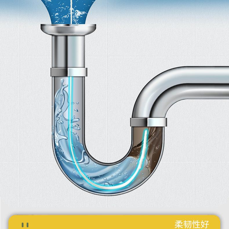 【下单立减50】厨房可伸缩管道疏通勾下水道厕所疏通器_WF