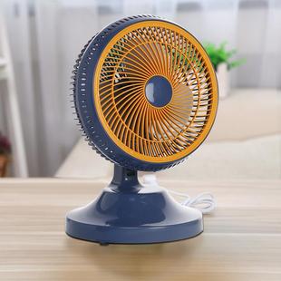 插电电风扇家用小型大风力学生宿舍插电循环扇 夏天摇头风扇台式