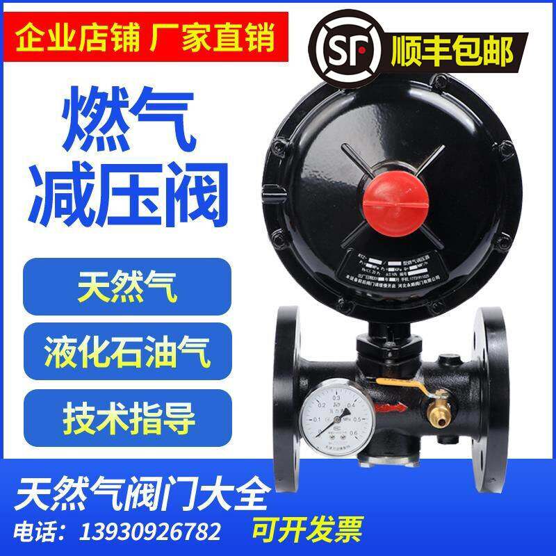 天然气减压阀调压阀燃气调压器液化气稳压阀RTZ-F燃烧机锅炉用