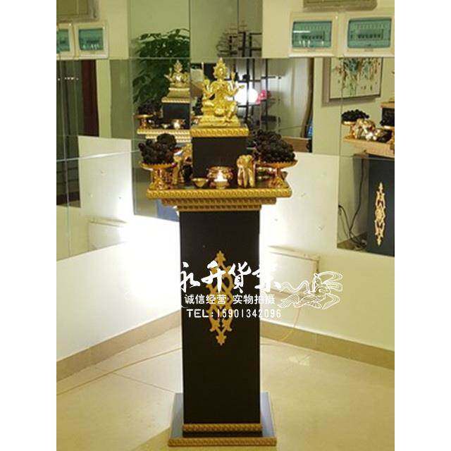 新款泰国四面佛供奉台四面佛台佛牌佛龛展示柜家用梯形佛像组合柜